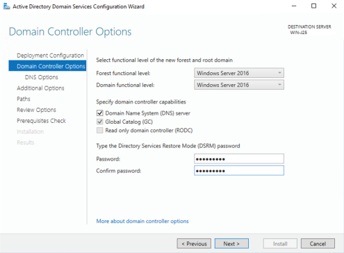 Windows Server - Install AD DS - Promoting the Server to a Domain Controller