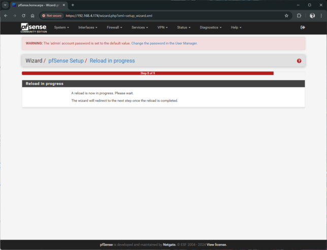 pfSense 2.7.2 - Wizard 9